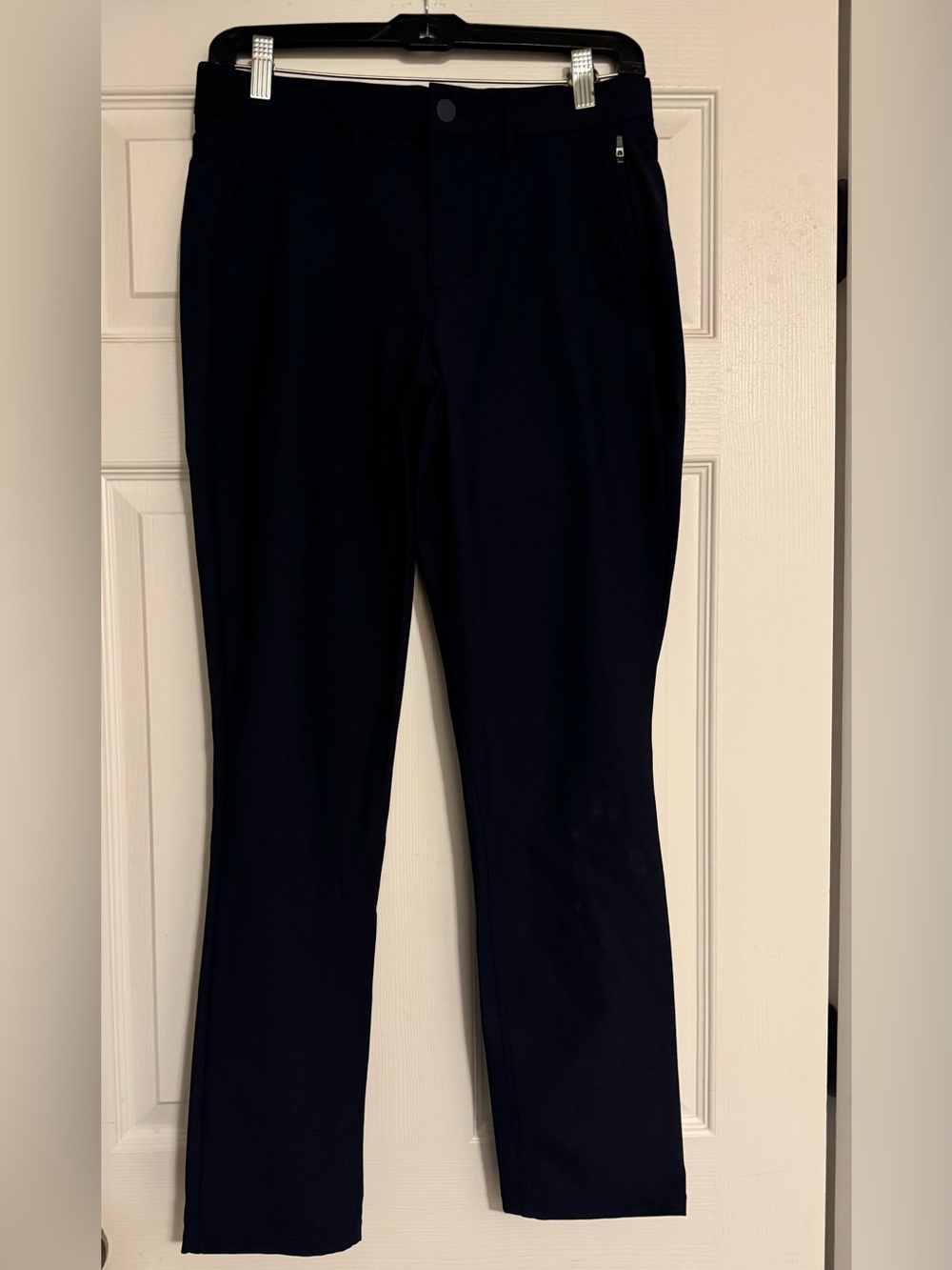 Mens Old Navy Straight Tech Ultimate 4.0 Chino Pants - Navy 28x30 Slim